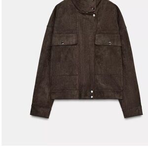 Zara NWT Brown Suede Women's Jacket